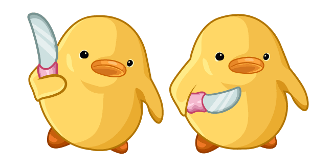 Duck With a Knife Memecustom cursor pack