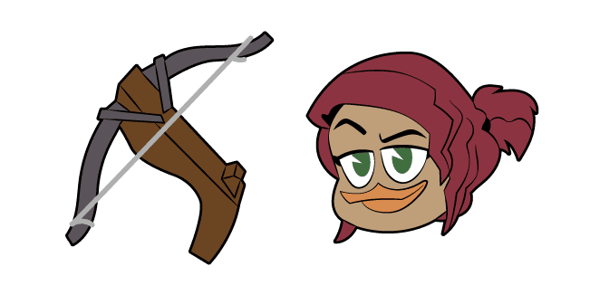 Ducktales Gosalyn Waddlemeyercustom cursor pack