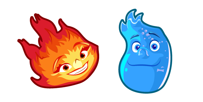 Elemental Ember and Wadecustom cursor pack