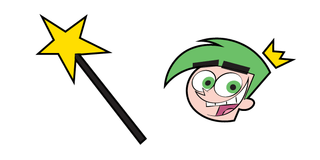 Fairly OddParents Cosmo and Wandcustom cursor pack