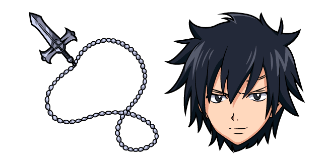 Fairy Tail Gray Fullbuster and Necklacecustom cursor pack