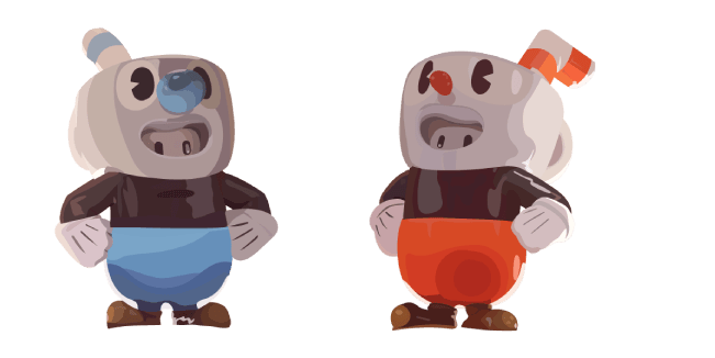 Fall Guys Cuphead Costumecustom cursor pack