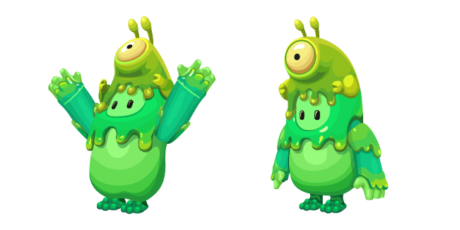 Fall Guys Slimy Alien Costumecustom cursor pack