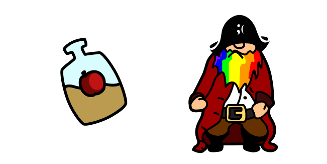 Fancy Pants Adventures Captain Manly Beard and Apple Juicecustom cursor pack