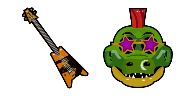 Five Nights at Freddy's Montgomery Gatorcustom cursor pack