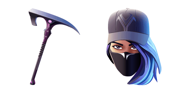 Fortnite Purple Remedy Skin Purple Medaxe Pickaxecustom cursor pack