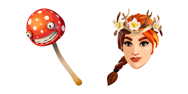 Fortnite The Autumn Queen Smashroom Pickaxecustom cursor pack