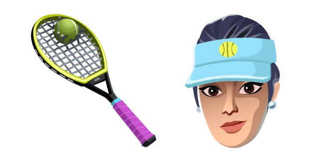 Fortnite Volley Girl Skin Used Racket Back Blingcustom cursor pack