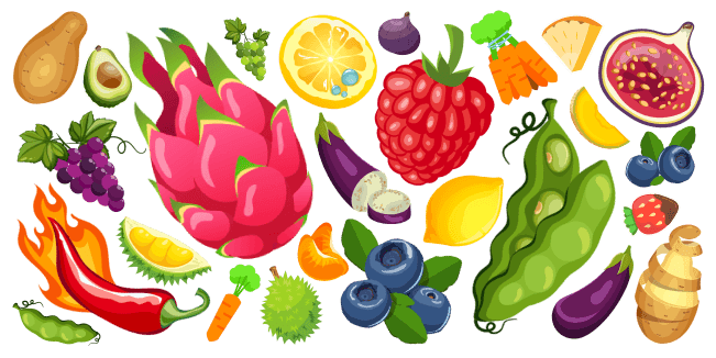 Fruits and Vegetables cursor collection