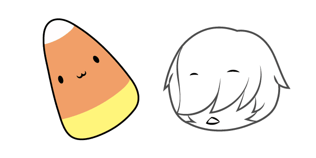 Gacha Life Casper and Candy Corncustom cursor pack