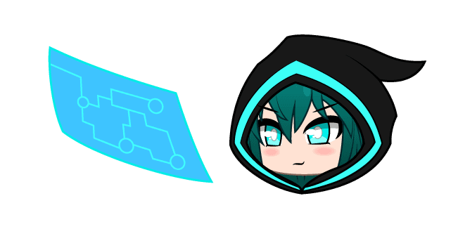 Gacha Life Creator Luni and Holographic Controlcustom cursor pack