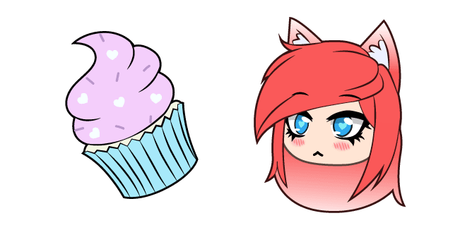 Gacha Life FlashyKlau and Cupcakecustom cursor pack