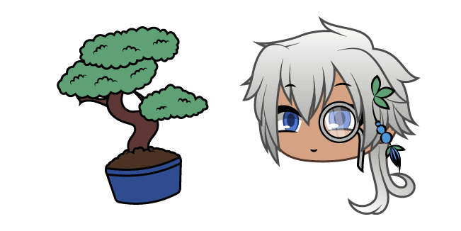 Gacha Life Horus and Treecustom cursor pack