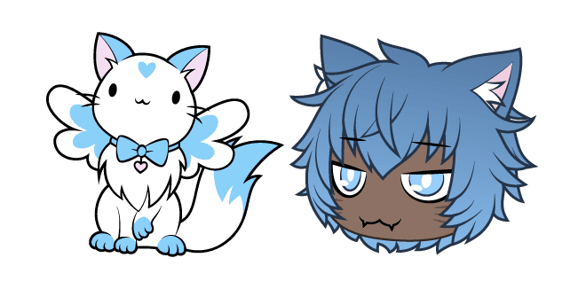 Gacha Life Kai and Magical Nekocustom cursor pack