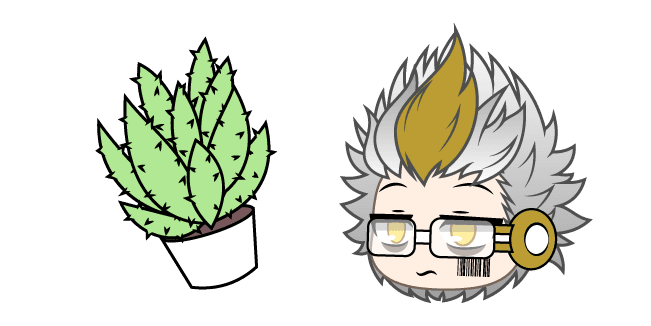 Gacha Life Xenos and Spiky Cactuscustom cursor pack