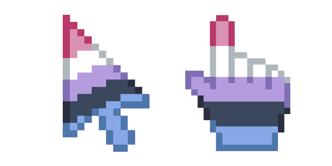 Gender Fluid Pixelcustom cursor pack