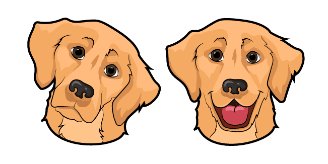 Golden Retrievercustom cursor pack