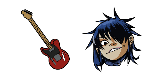 Gorillaz Noodlecustom cursor pack