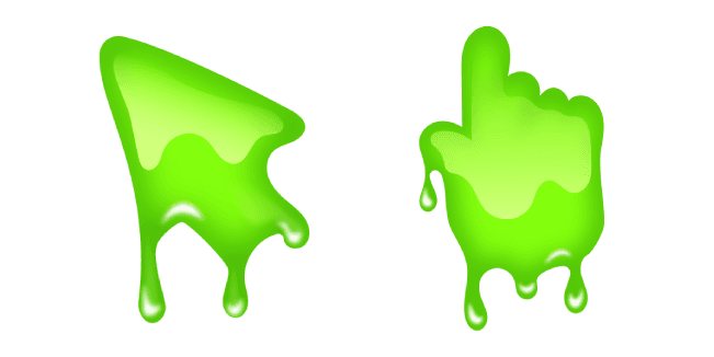 Green Slimecustom cursor pack