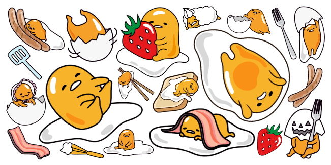 Gudetama cursor collection