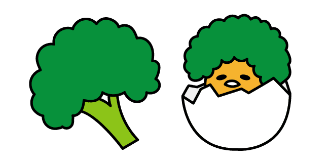 Gudetama Broccolicustom cursor pack