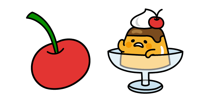 Gudetama Cherry Puddingcustom cursor pack