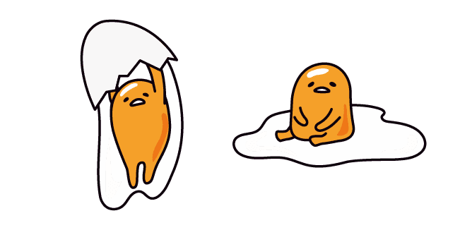 Gudetama Fallingcustom cursor pack