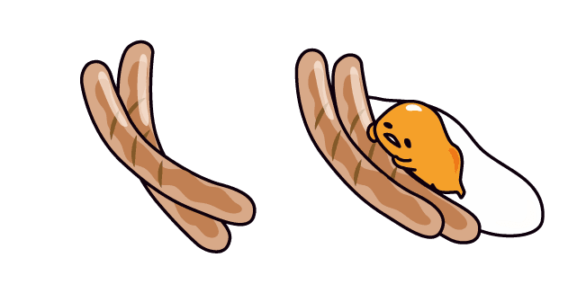 Gudetama and Sausagecustom cursor pack