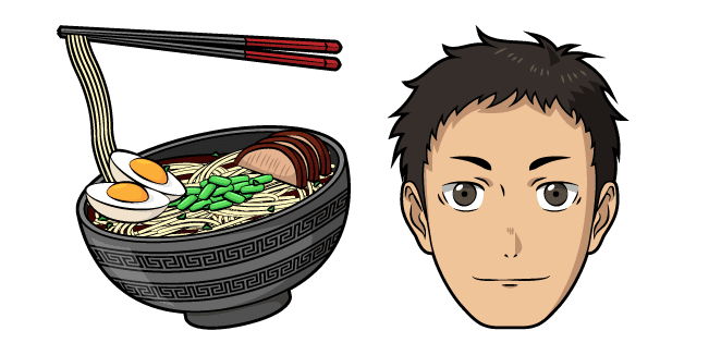 Haikyuu!! Daichi Sawamura and Shoyu Ramencustom cursor pack