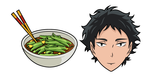 Haikyuu!! Keiji Akaashi and Rapeseed Soupcustom cursor pack