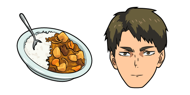 Haikyuu!! Wakatoshi Ushijima and Hayashi Ricecustom cursor pack