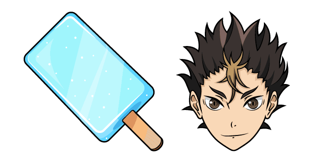 Haikyuu!! Yu Nishinoya and Gari Gari kun Popsiclecustom cursor pack