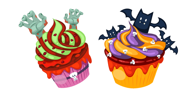 Halloween Cupcakescustom cursor pack