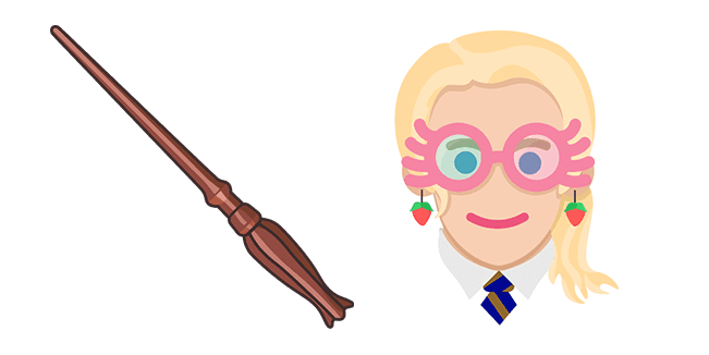 Harry Potter Luna Lovegood Wandcustom cursor pack