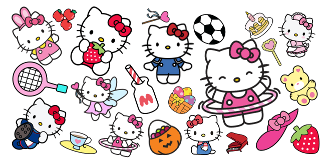 Hello Kitty cursor collection