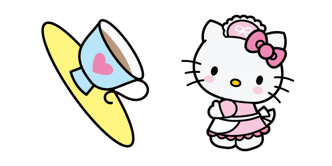 Hello Kitty Maidcustom cursor pack