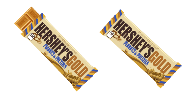 Hershey's Gold Peanuts and Pretzelscustom cursor pack