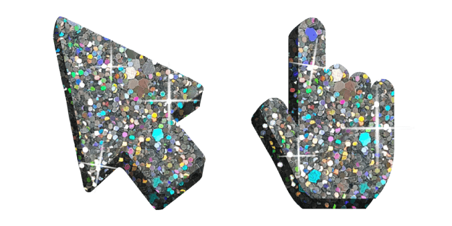 Hologram Glittercustom cursor pack