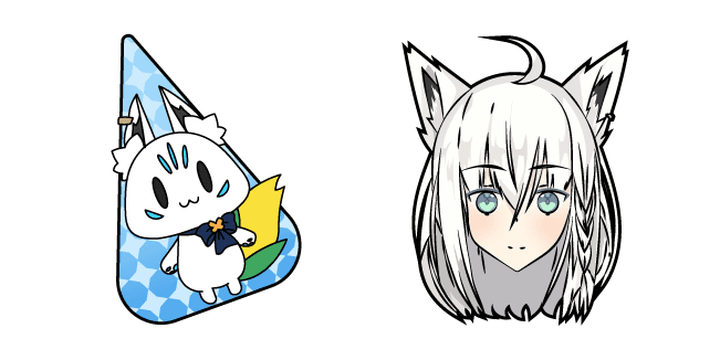 Hololive Shirakami Fubukicustom cursor pack