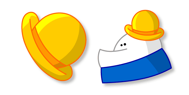 Homestar Runner Homesar and Yellow Hatcustom cursor pack