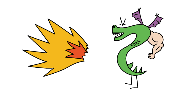 Homestar Runner Trogdor the Burninatorcustom cursor pack