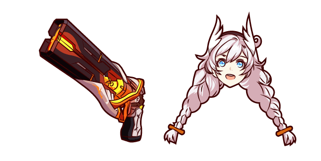 Honkai Impact 3rd Kiana Kaslanacustom cursor pack