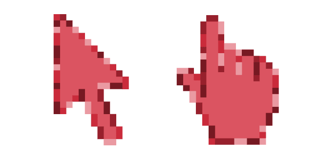 Indian Red Pixelcustom cursor pack