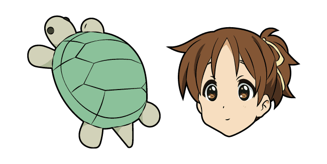 K-ON! Ui Hirasawa and Turtlecustom cursor pack