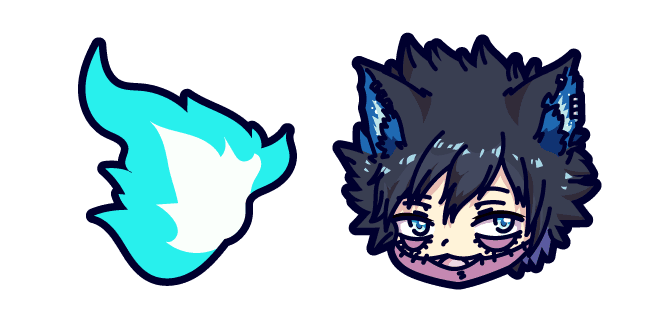 Kawaii My Hero Academia Dabi Toya Todorokicustom cursor pack