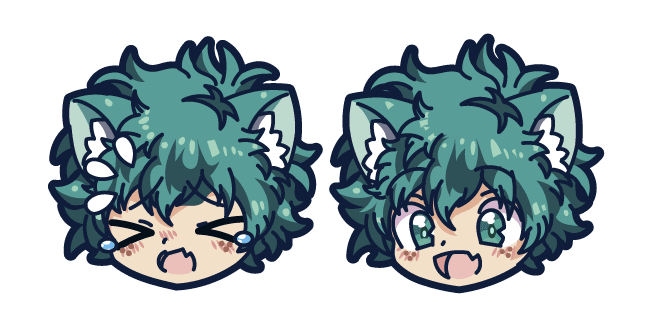 Kawaii My Hero Academia Izuku Deku Midoriyacustom cursor pack