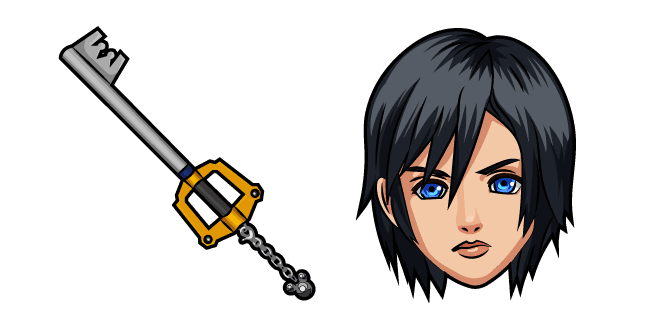 Kingdom Hearts Xion and Kingdom Keycustom cursor pack