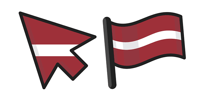 Latvia Flagcustom cursor pack