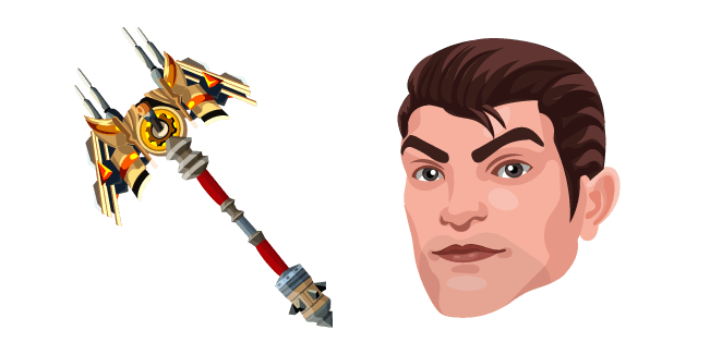 League of Legends Jayce and Mercury Hammercustom cursor pack