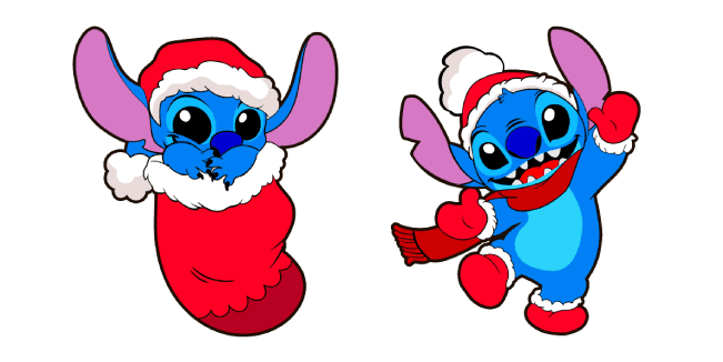 Lilo & Stitch Christmas Stitchcustom cursor pack